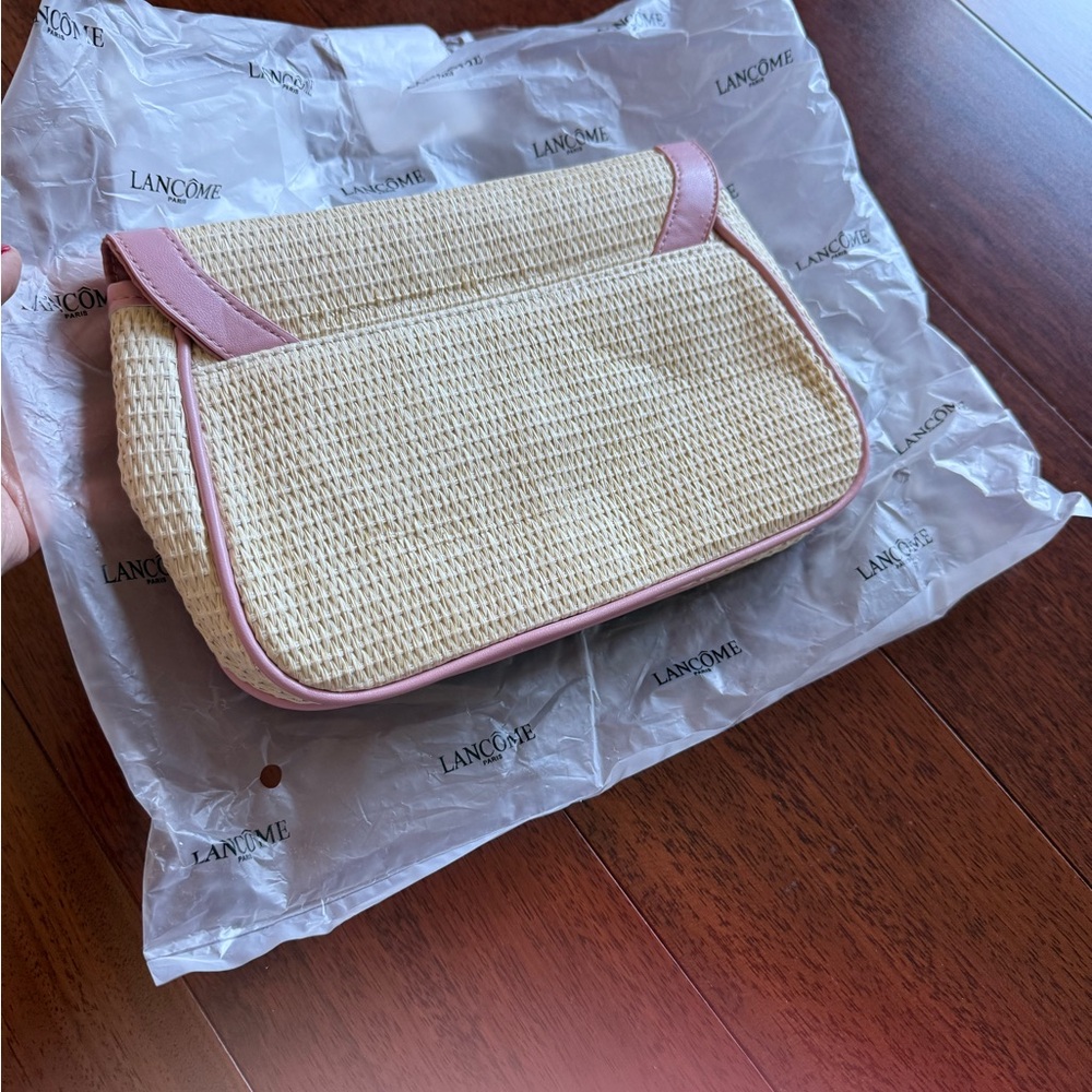NEW Pink and Cream Women's Bag/Clutch/Cosmetic Bag - Picture 5 of 16